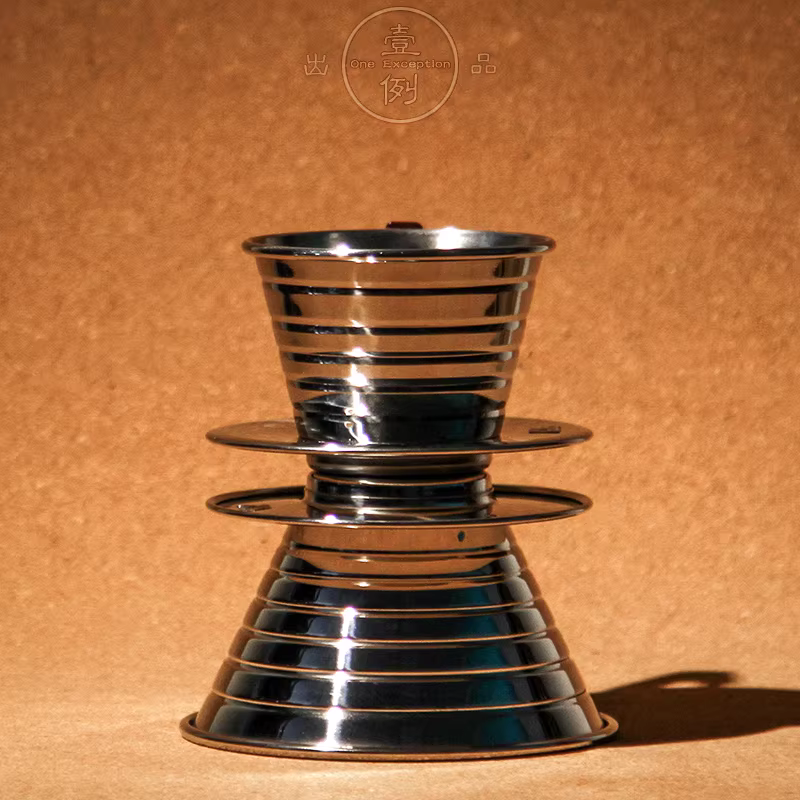 Cốc lọc cà phê bằng thép không gỉ Kalita nhập khẩu chính hãng Nhật Bản Kalita bánh ba lỗ 155/185