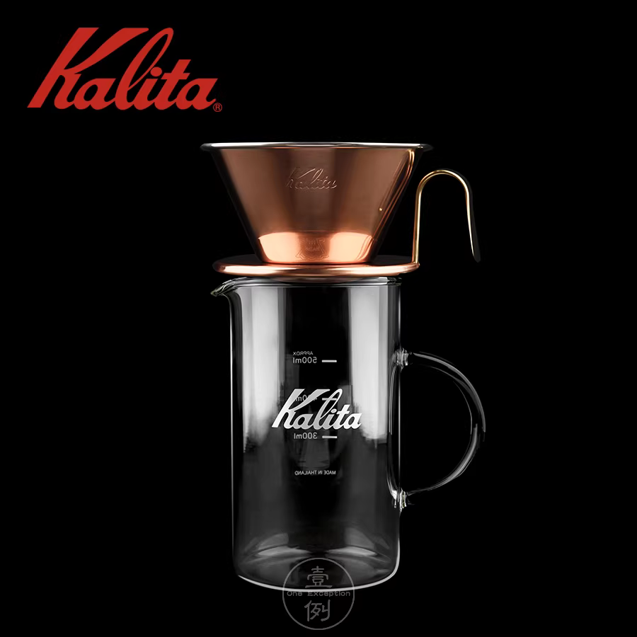 Bộ lọc cà phê bằng đồng Tsukame Kalita TSUBAME kiểu rót nước, loại 155/185, xuất xứ Nhật Bản