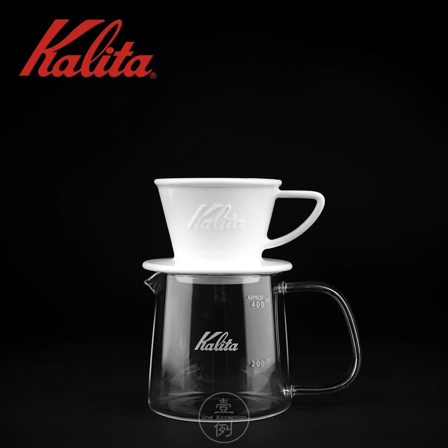 Cốc lọc bánh gốm hình giỏ Hasami-yaki của Kalita Nhật Bản dùng để pha cà phê thủ công 155/185