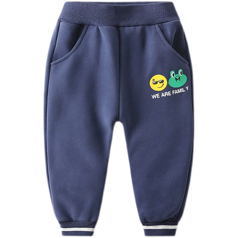 Quần nỉ trẻ em mẫu xuân đông 2025, quần thể thao dày giữ ấm cho bé, quần dài nỉ siêu mềm thời trang cho bé trai