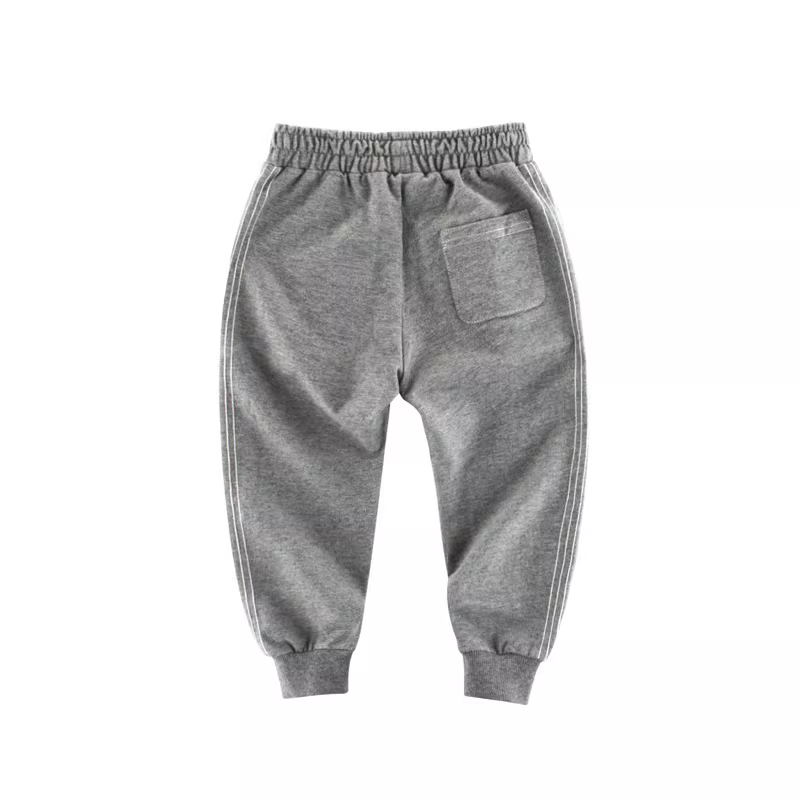 Quần trẻ em cotton 100% xuân 2025 kiểu Hàn Quốc quần jogger bé trai quần thể thao trẻ em thời trang