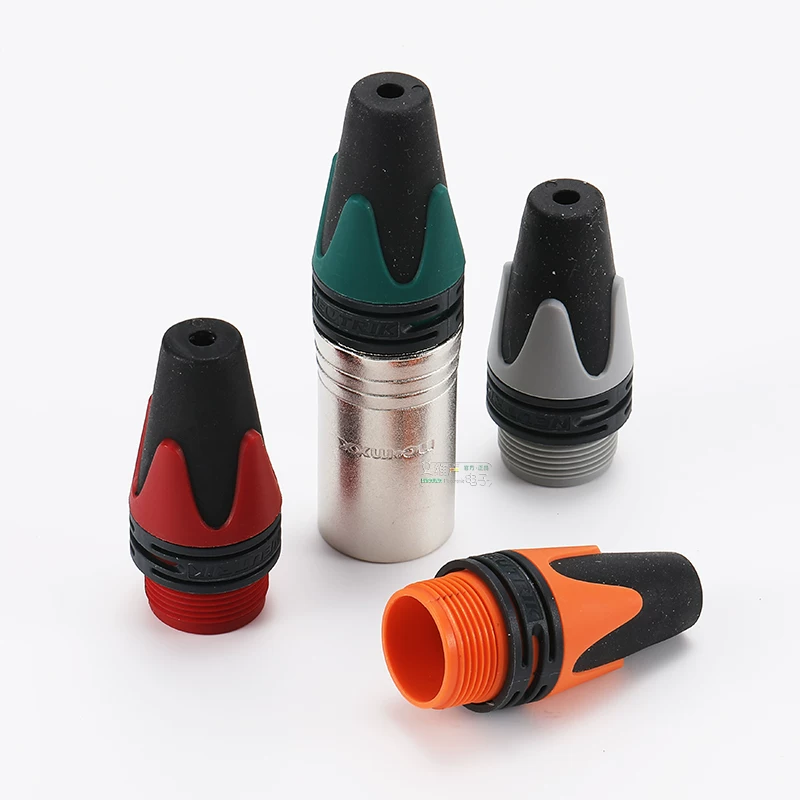 Nút bịt đầu cắm XLR nhiều màu NEUTRIK có vòng màu cho kênh trái và phải, vòng nhận dạng cáp nhiều màu nhập khẩu BXX
