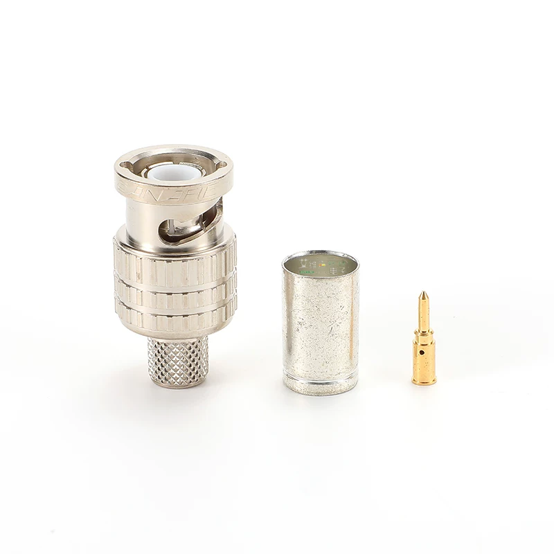 Cáp đồng trục CANARE BP-C5FA 50 ohm, đầu nối Q9, bộ cấp nguồn ăng-ten micro không dây L-5DFB, đầu nối BNC