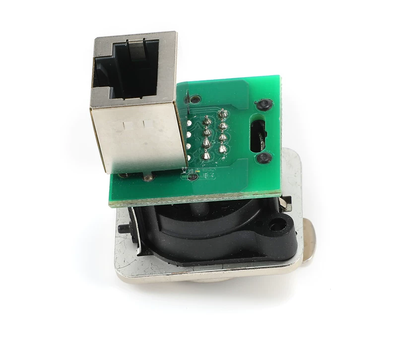 YS551 Yongsheng NEUTRIK Mạng loại 5 RJ45 ổ cắm loại D kết nối thẳng cho các bảng điều khiển màn hình lớn sử dụng NE8FDP