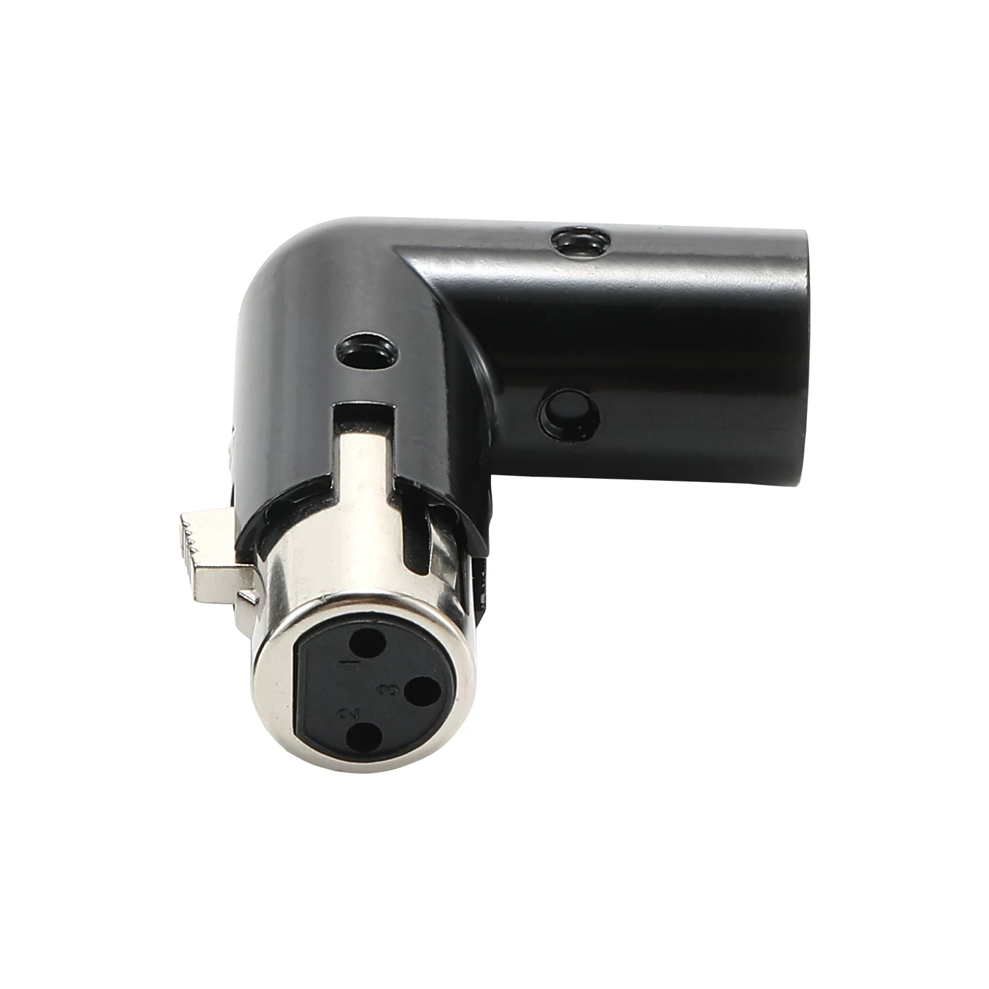 Bộ chuyển đổi âm thanh ba lõi 90 độ AVSSZ 3P XLR đầu đực sang đầu cái cân bằng XLR phích cắm chuyển đổi góc vuông