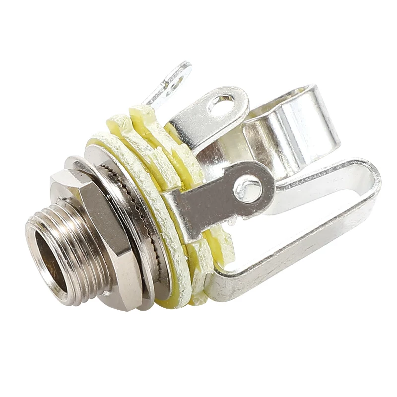 REAN Yongsheng NYS230 stereo 6.35mm jack cái lớn ba lõi âm thanh bảng điều khiển âm thanh gắn ổ cắm kim loại 6.5