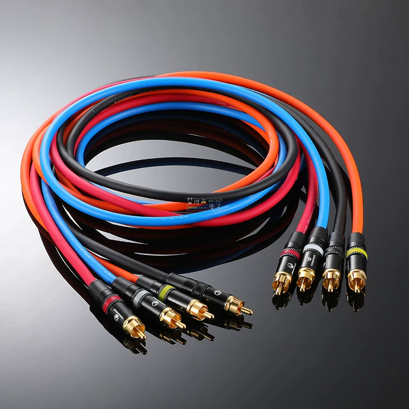 Cáp micro AVSSZ Cáp kết nối âm thanh và video REAN YME230 đầu sen RCA mạ vàng NYS373 âm thanh và video AV