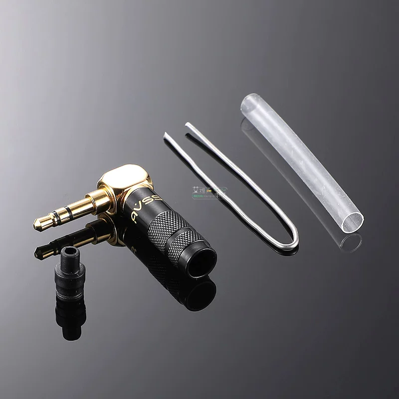 AVSSZ lưới màu đen mờ bạc 3,5mm đầu cắm 2,5mm cáp nâng cấp tai nghe 4,4 cáp audiophile hàn cân bằng mạ vàng