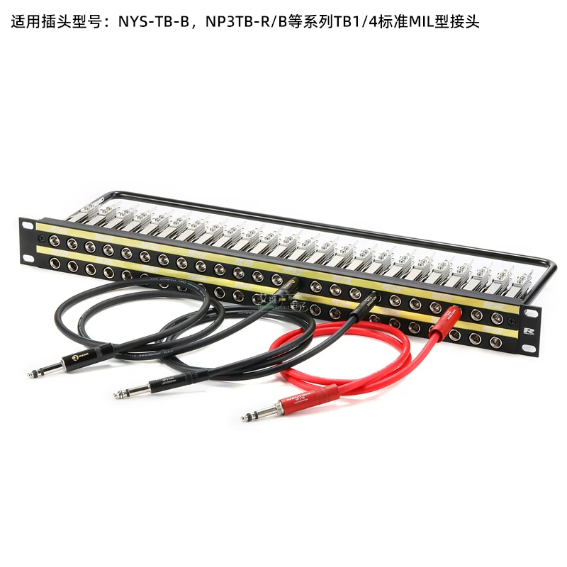 Bảng kết nối âm thanh NEUTRIK REAN 24 đường 48 cổng, đầu nối chuẩn TB hàn, model LF48-10