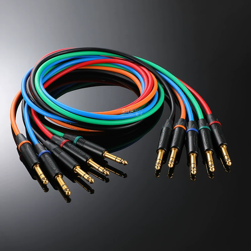 NEUTRIK mạ vàng NP3X-B phòng thu âm cao cấp và trạm truyền hình L-2T2S cáp âm thanh sân khấu âm thanh ba lõi lớn