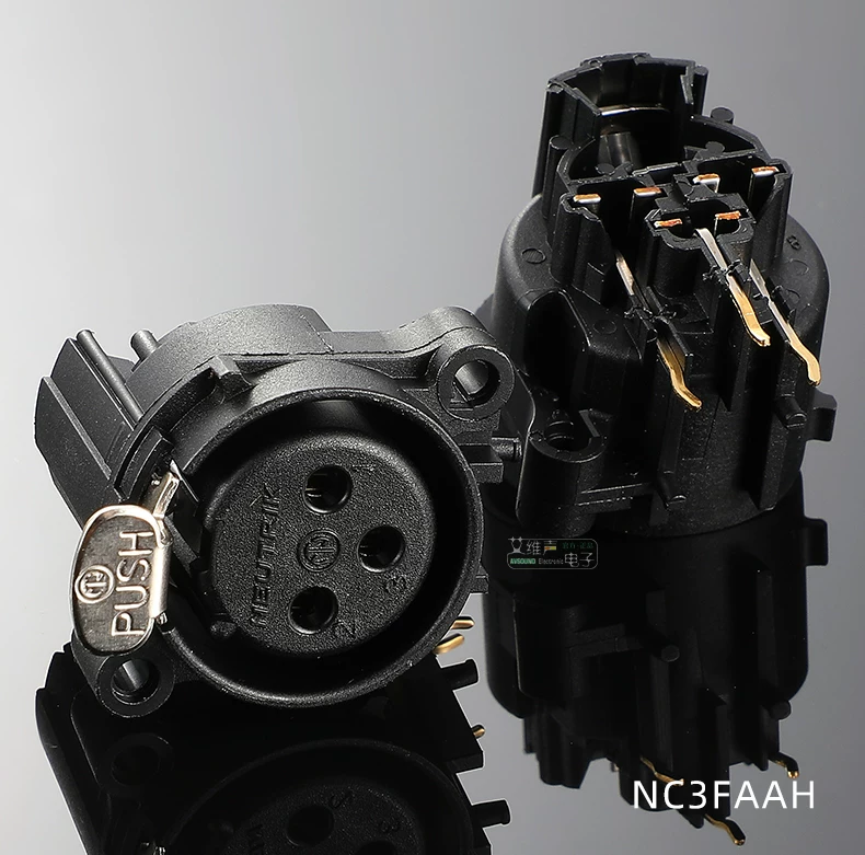 NEUTRIK NC3FAAH đầu nối XLR ba lõi cái, bảng mạch XLR, hàn mạch PCB, bộ trộn tín hiệu, cáp XLR