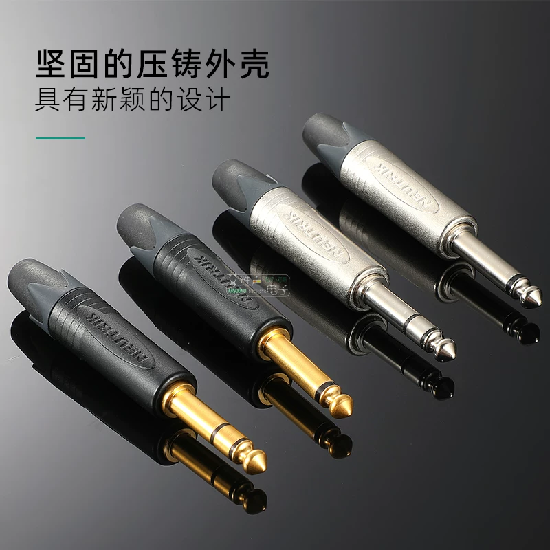 NEUTRIK NP2X lớn hai lõi/ba lõi cắm thẳng 6.35 mono micro âm thanh nổi đàn guitar bàn phím TRS