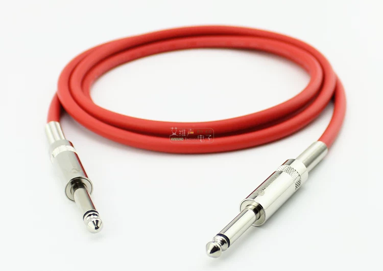 Cáp đàn guitar điện REAN 6.5 đến 6.5 cáp âm thanh hai lõi lớn mono đầu đực-đực 6.35
