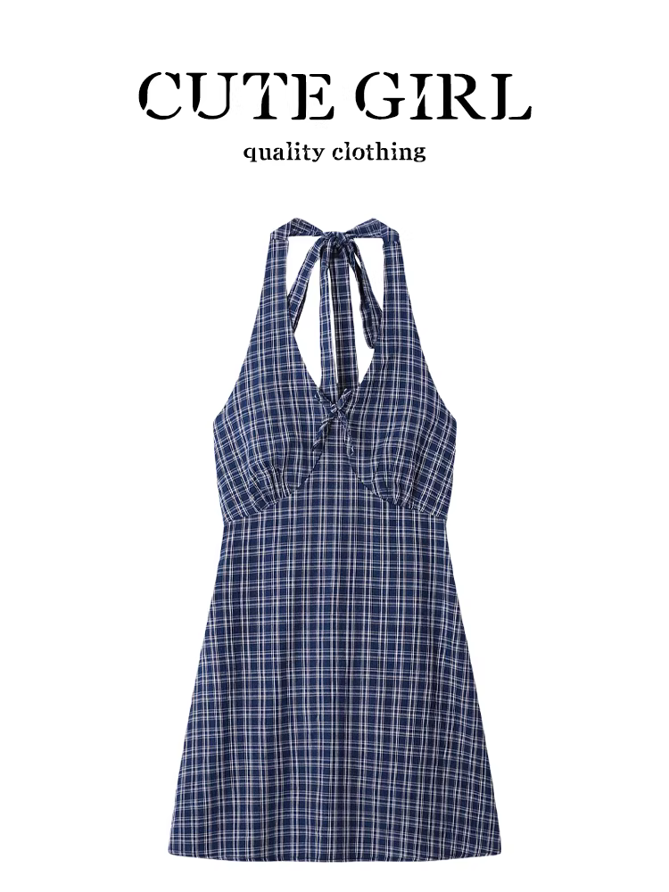 Áo dây thắt nơ kẻ sọc cổ điển Hàn Quốc của CuteGirl dành cho nữ, áo mùa hè sang trọng và độc đáo dành cho các cô gái sành điệu.