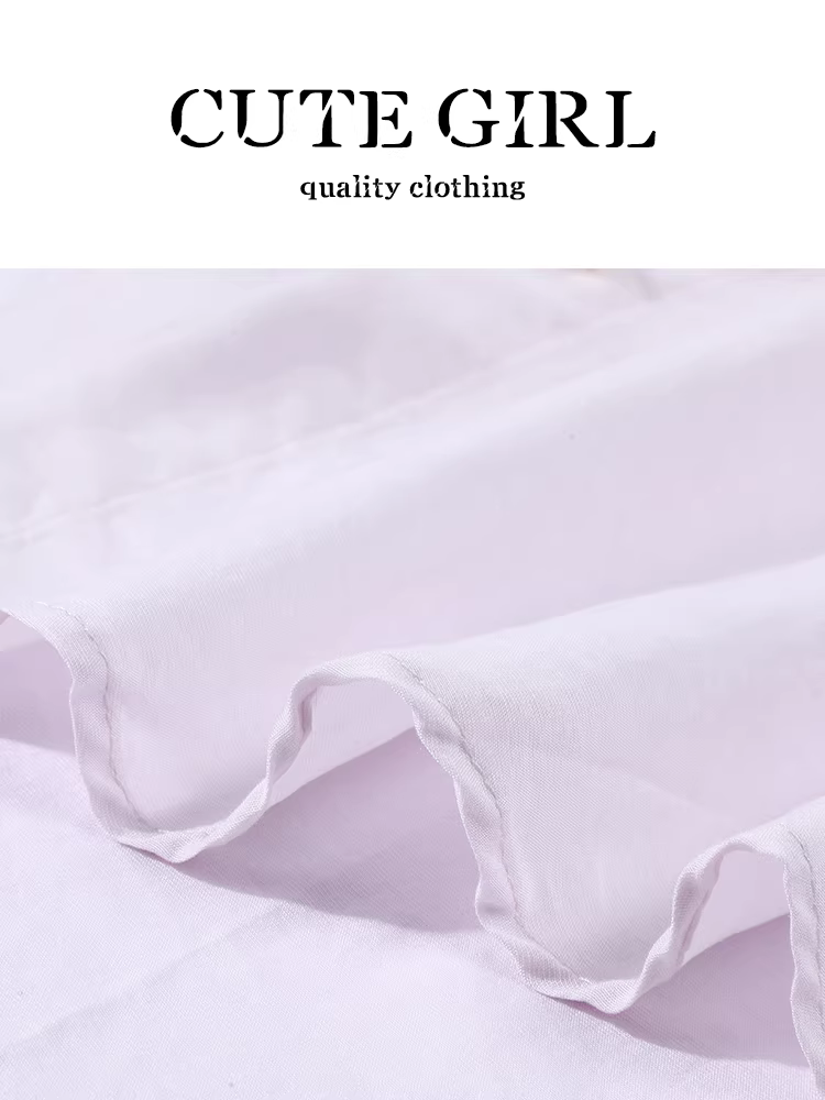 Áo chống nắng màu tím phong cách Hàn Quốc dễ thương dành cho nữ, trang phục mặc trong mùa hè với bộ hai mảnh áo ba lỗ