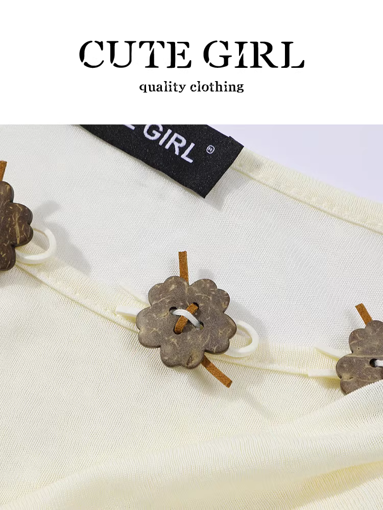 Áo thun dài tay đính cườm phong cách Pháp CuteGirl dành cho nữ, áo cổ thuyền đa năng dáng ôm cao cấp mùa thu