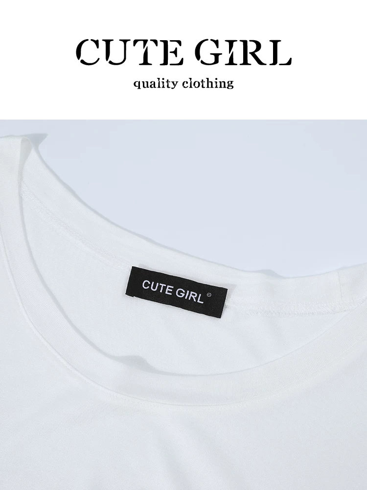 CuteGirl thuần khiết khao khát cô gái gợi cảm gợi cảm Áo thun chống nắng che chắn mùa hè dành cho nữ áo vest cổ yếm quần short thể thao bộ ba món