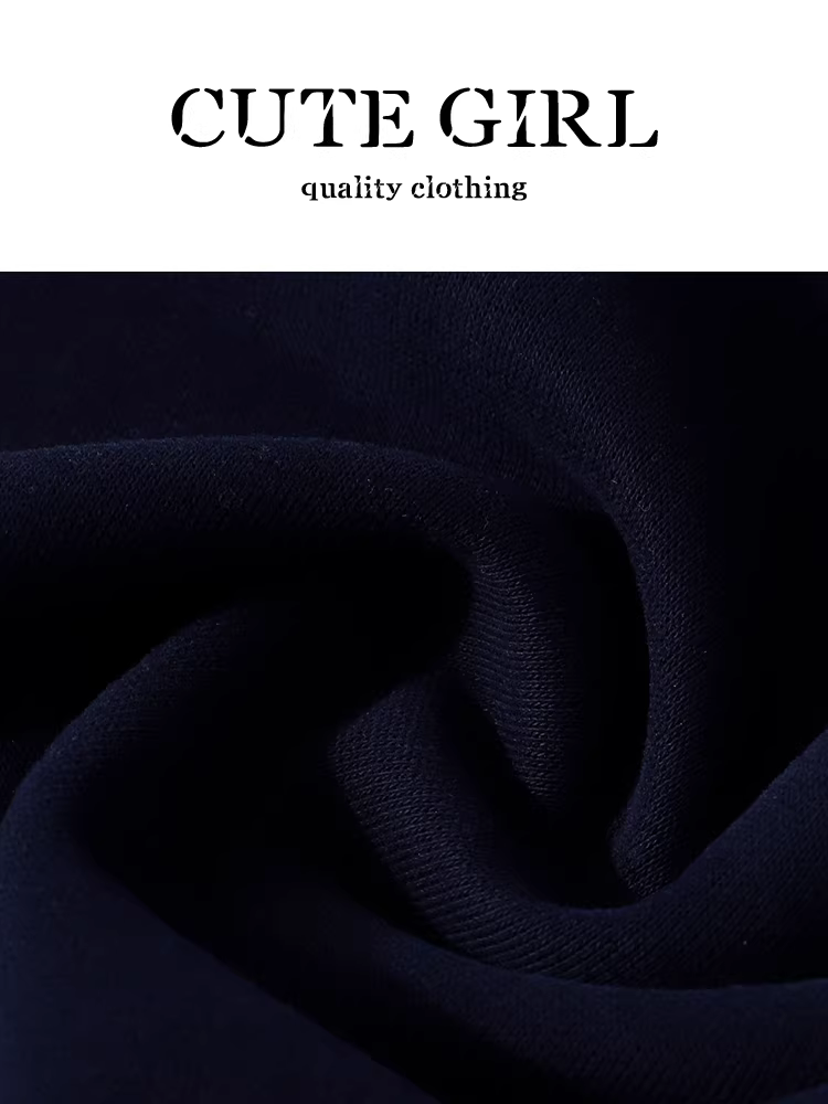 Áo len dài tay cổ tròn in hình hoạt hình phong cách Hàn Quốc dành cho nữ, thiết kế mùa thu, áo dáng rộng, giản dị và đa năng