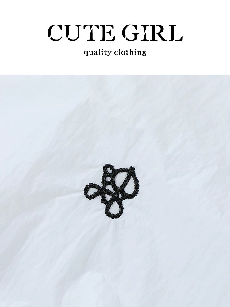 Áo khoác chống nắng cổ đứng thêu phong cách Hàn Quốc dễ thương dành cho nữ, áo khoác cardigan có khóa kéo ngoài trời phong cách lười biếng mùa hè