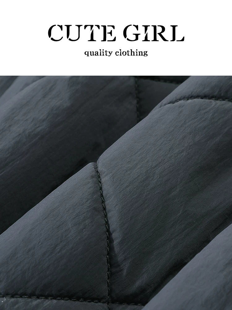 Áo khoác ngắn cổ đứng màu xám cao cấp có khăn choàng dành cho nữ, mùa thu đông, áo khoác cotton thanh lịch, rộng rãi và đa năng
