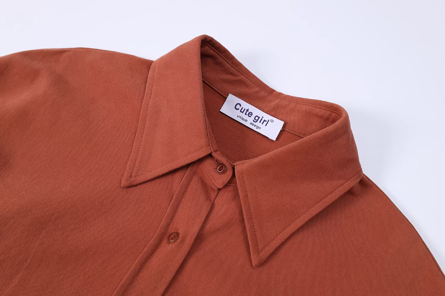 Áo sơ mi dài tay kiểu Pháp dễ thương phong cách mùa thu mới 2025 dành cho phụ nữ nhỏ nhắn áo khoác màu đỏ