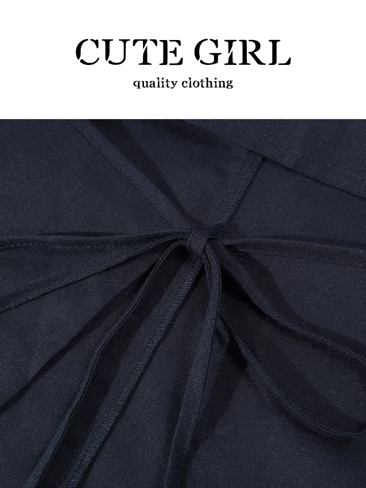 Áo vest không tay xếp ly cổ chữ V phong cách Pháp dành cho nữ, thiết kế mùa hè, áo kiểu dáng độc đáo và ôm dáng