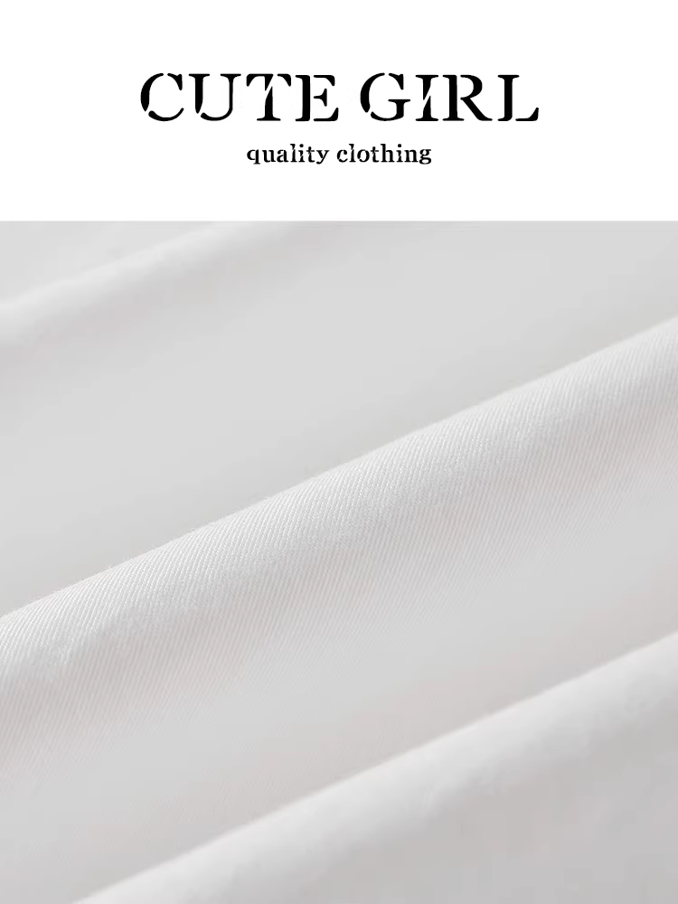 CuteGirl Áo sơ mi ren đơn giản phong cách Pháp áo sơ mi trắng mùa xuân thời trang đa năng áo khoác nhiều lớp