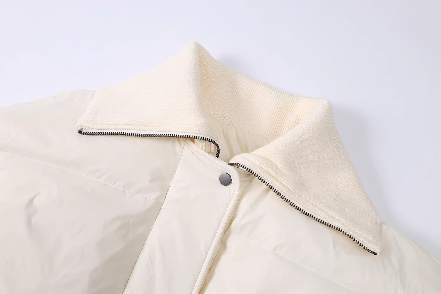 Áo khoác nữ dáng ngắn CuteGirl cổ búp bê, kiểu mới mùa đông 2025, cao cấp và siêu xinh