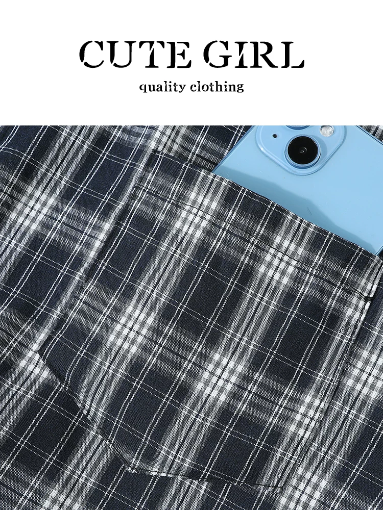 CuteGirl retro kẻ sọc ve áo dài tay áo vest phù hợp với phụ nữ đầu mùa thu giản dị đa năng áo sơ mi sang trọng
