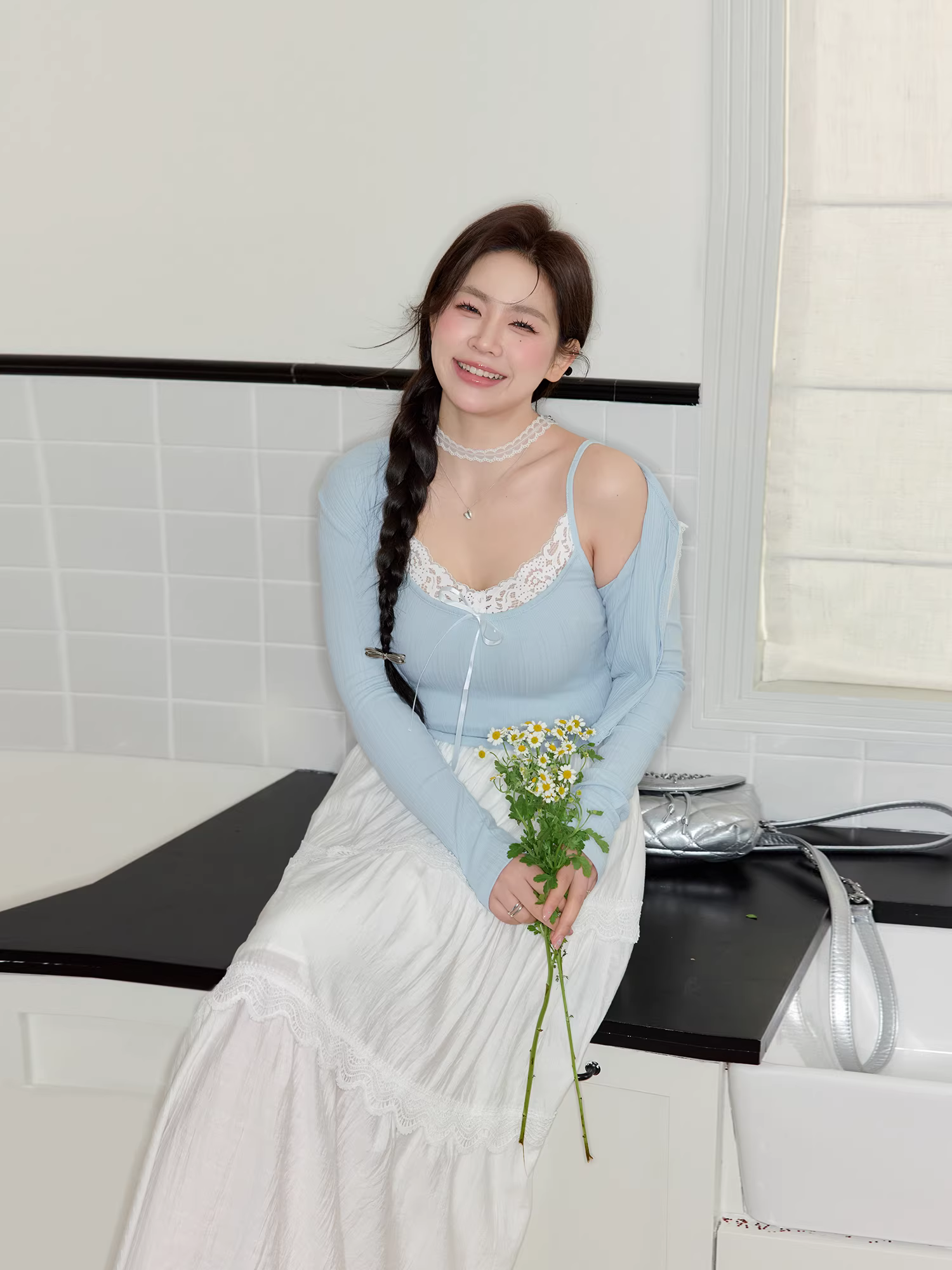 Bộ quần áo giảm béo nữ Zhang Daren dành cho phụ nữ cỡ lớn, trang phục giảm béo phong cách Hàn Quốc.