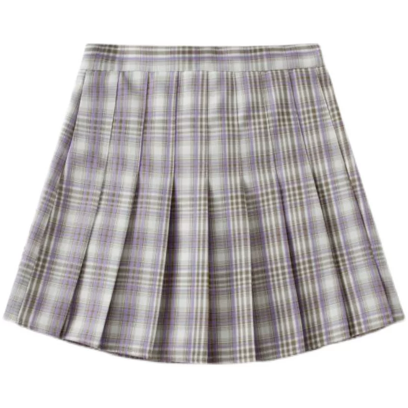 Váy kiểu học sinh JK, váy xếp ly kẻ caro TB, váy nữ size lớn, váy mùa hè cho người mập, váy ngắn chữ A thời trang đa năng