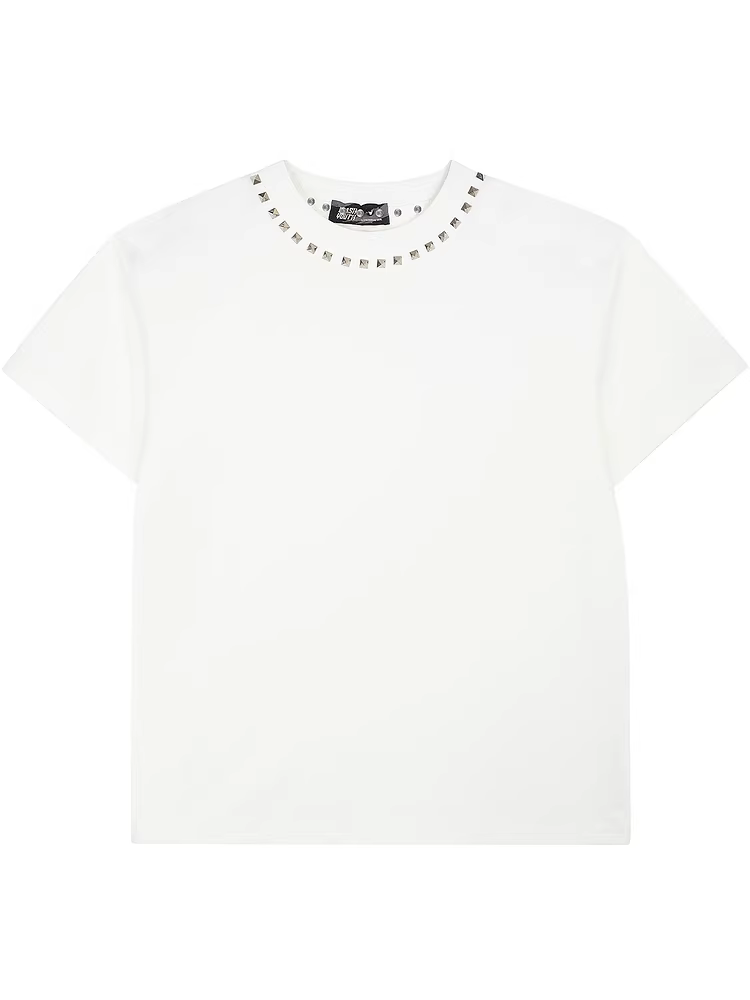 Áo thun ngắn tay dáng ôm vừa vặn có tay áo xòe kiểu dáng cổ điển từ sao Hỏa