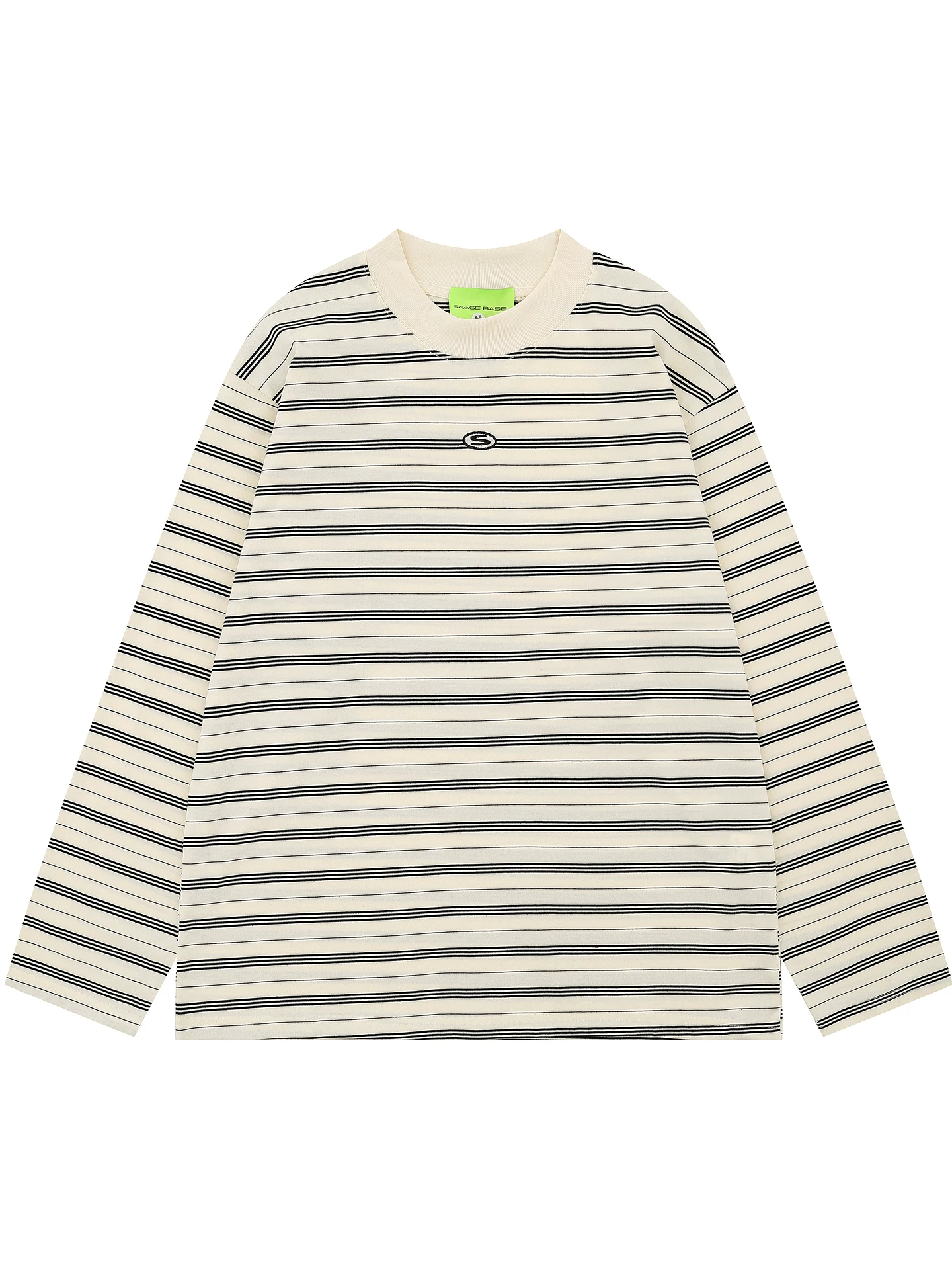 From Mars Fun Line Art Print Áo thun dài tay dáng rộng Unisex Áo nỉ hợp thời trang Áo thun chui đầu Top BF