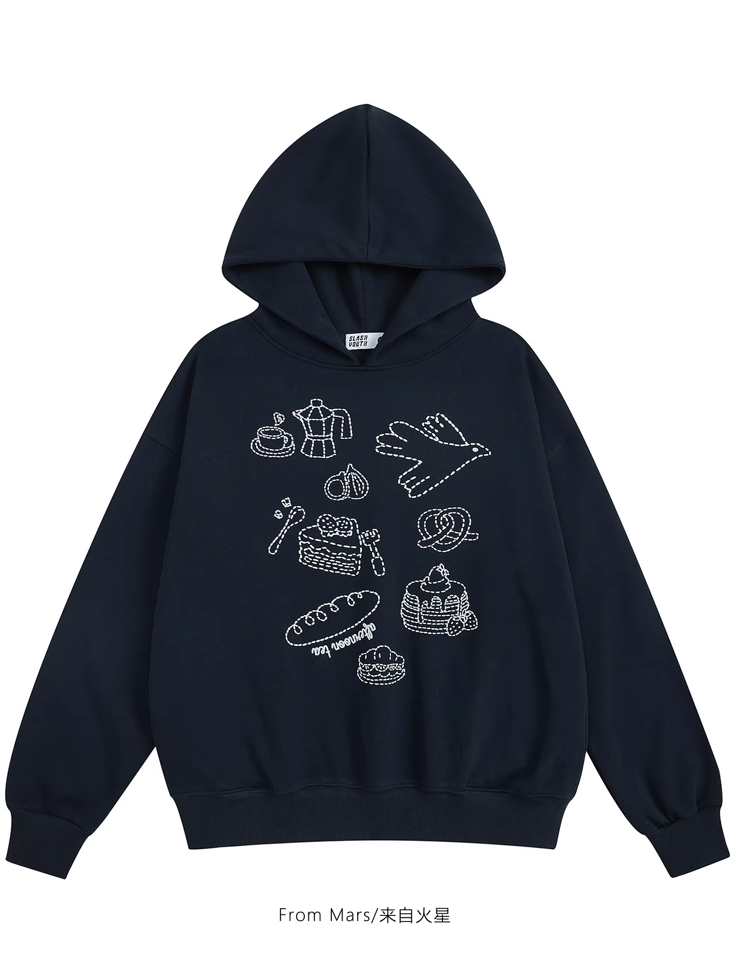 Áo hoodie có mũ trùm đầu của Mars Dessert moment