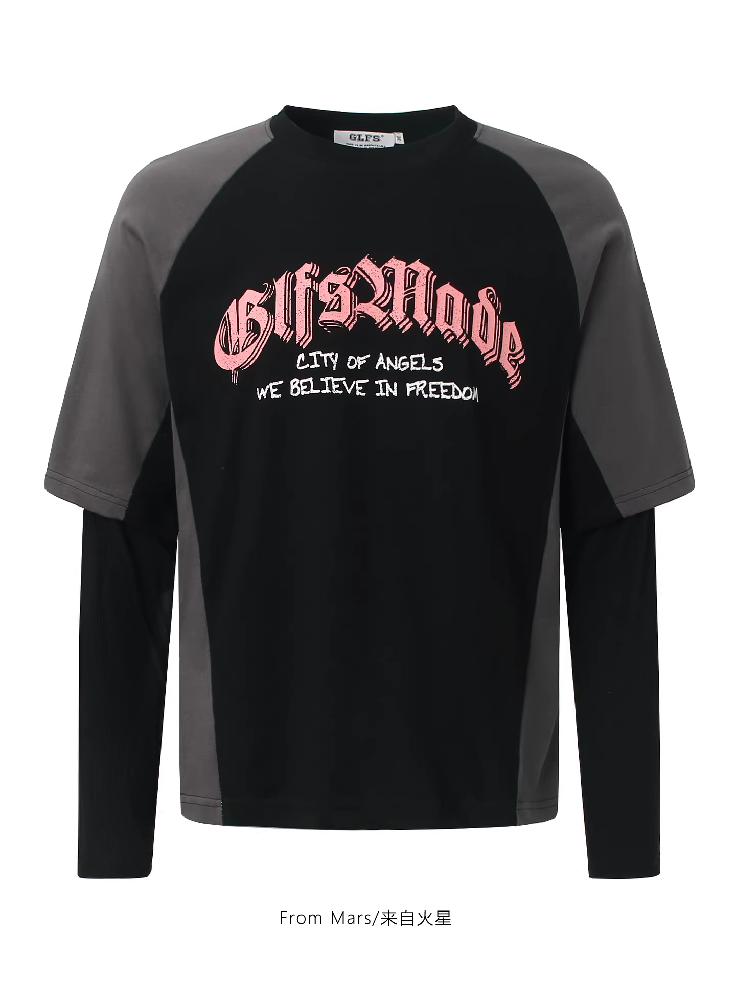 Sau này, nó sẽ đến sớm hoặc muộn, áo thun dài tay giả hai mảnh in chữ kiểu Mỹ dành cho nam và nữ.