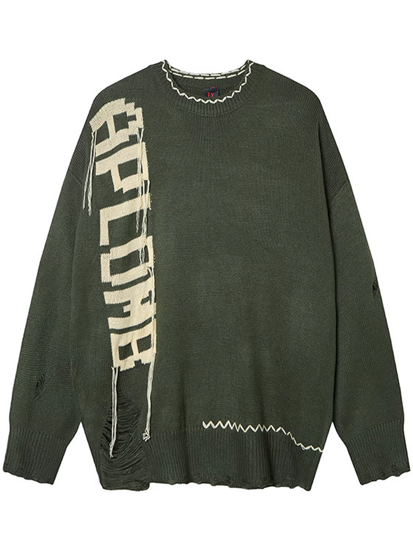 Từ nhật ký lười biếng của Mars, phong cách lười biếng, áo len có lỗ kiểu cổ điển