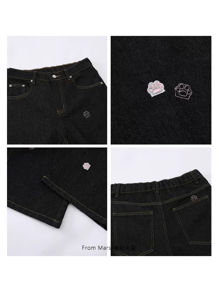 Từ Mars, thời trang của chúng ta đã có quần denim dáng rộng thêu họa tiết cổ điển phong cách BF dành cho mùa xuân và mùa thu.