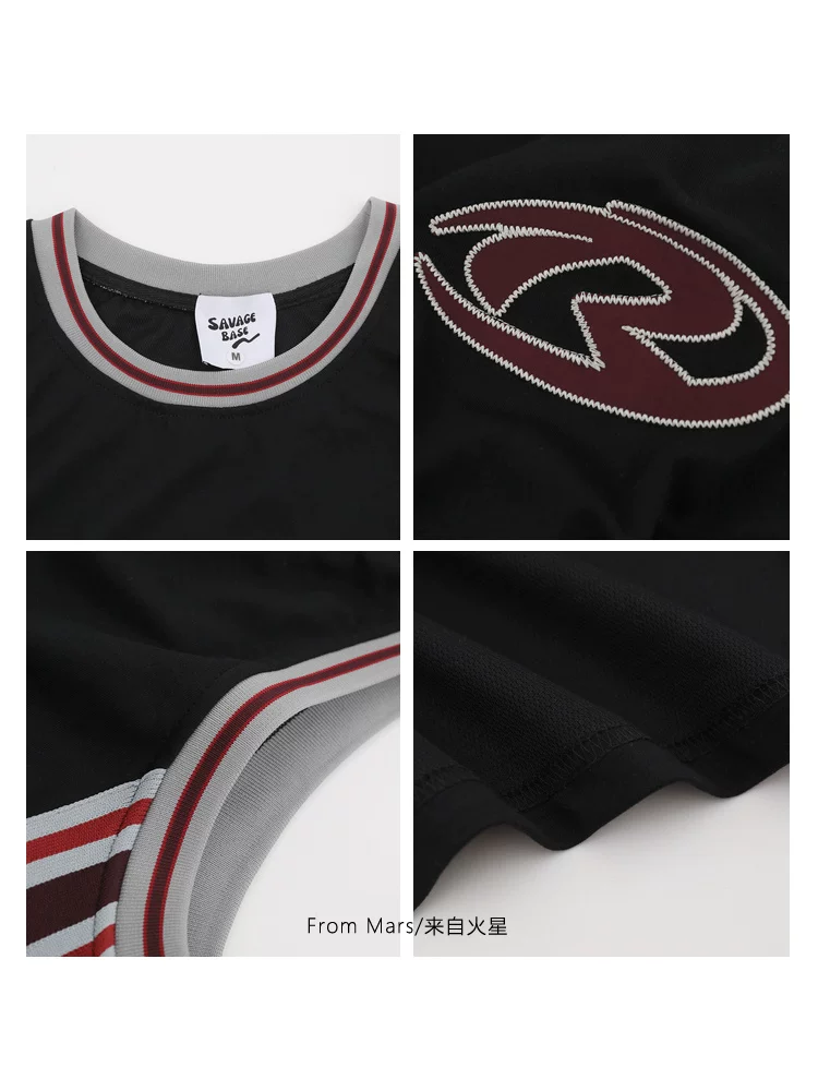 From Mars Behave với người khác một cách chân thành, áo vest không tay dáng rộng kiểu retro đường phố cao cấp, kiểu dáng unisex, không tay