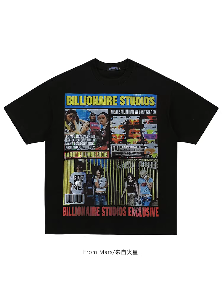 From Mars Today là mẫu áo thun ngắn tay in hình nhân vật Hip-Hop Âu Mỹ phong cách độc đáo, đa năng, hợp thời trang dành cho cặp đôi