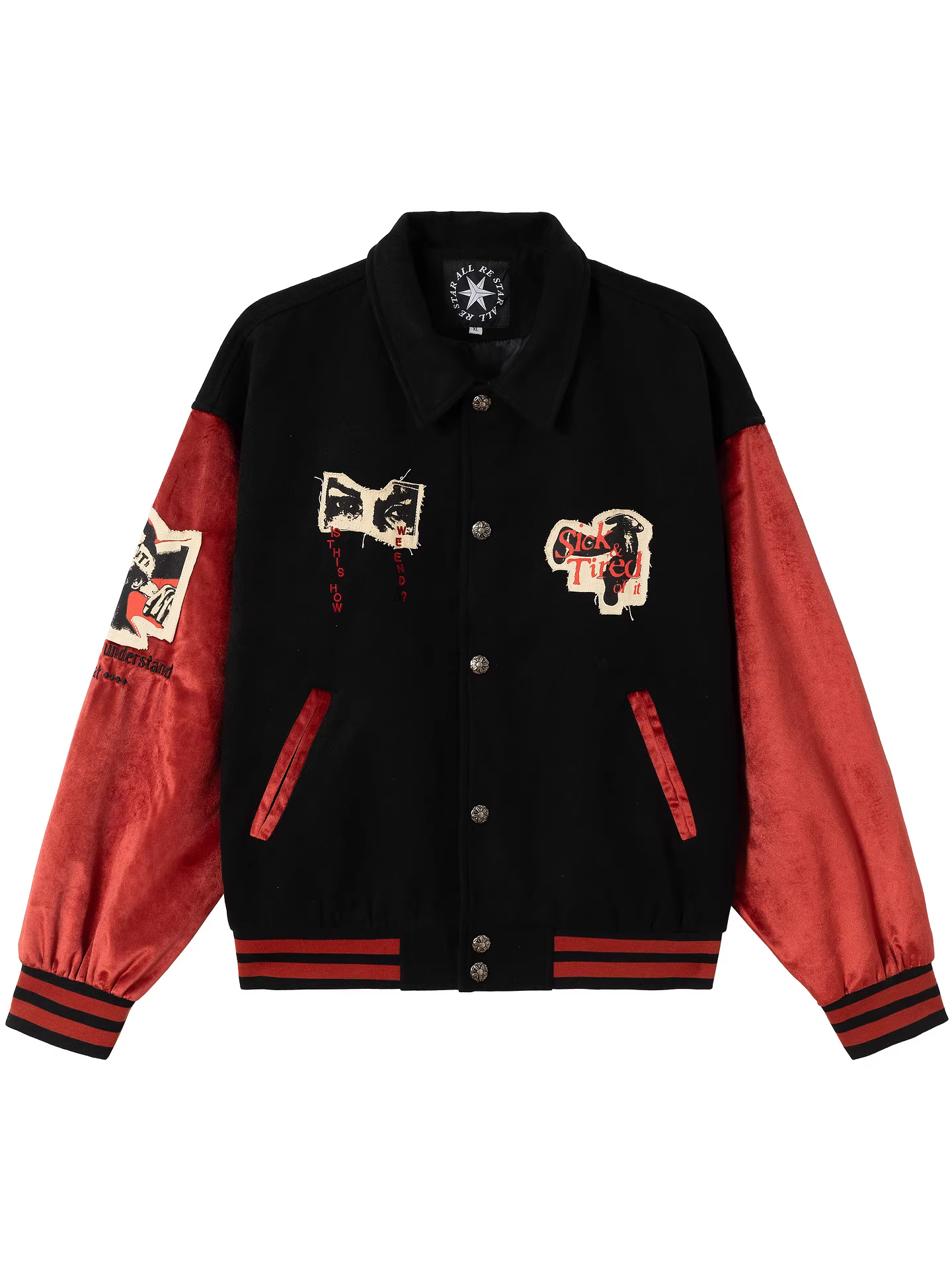 Từ Mars Record, hãy ghi lại bộ đồng phục bóng chày hiện tại, áo khoác rộng rãi