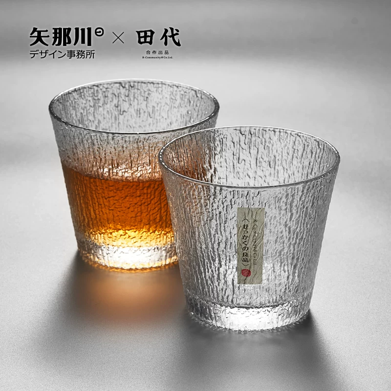 Cốc thủy tinh mờ kiểu Nhật, cốc thủ công cao cấp phong cách ins chịu nhiệt, cốc trà, đồ uống, bộ cốc nước.