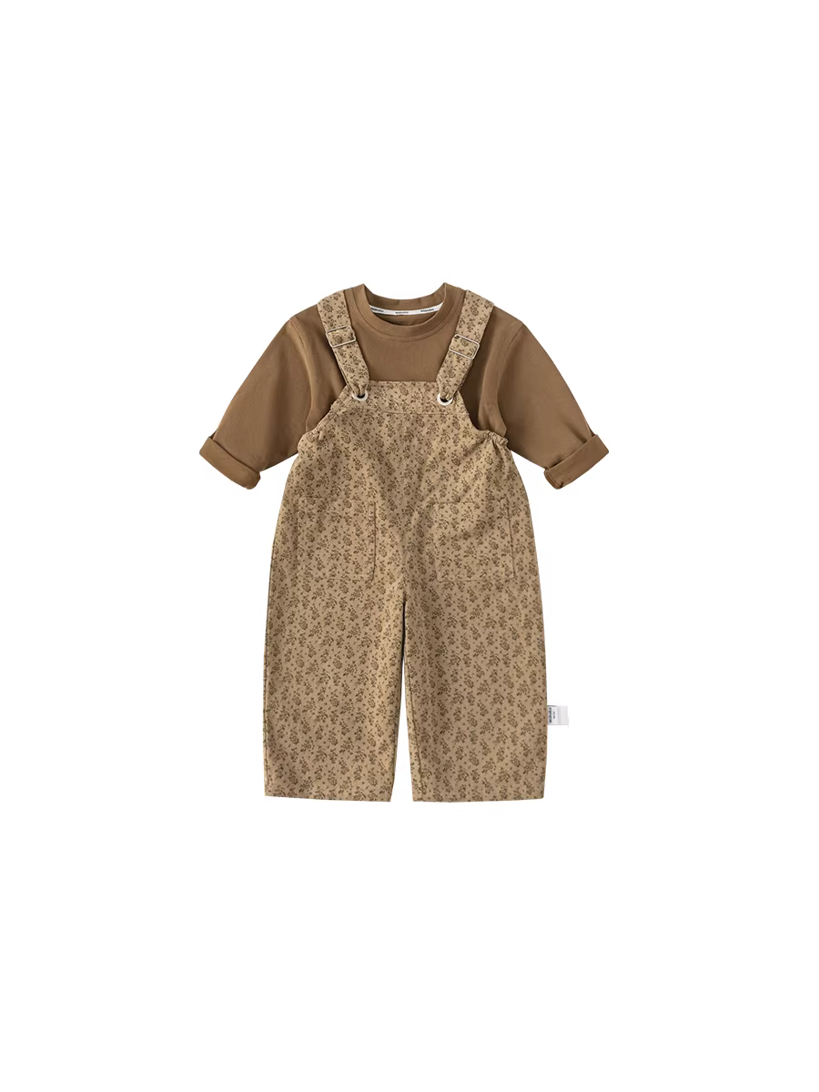 Bộ quần áo thu đông bé gái 2025, bộ đồ thu sớm bé gái, bộ quần yếm bé trai, quần áo thu đông bé gái