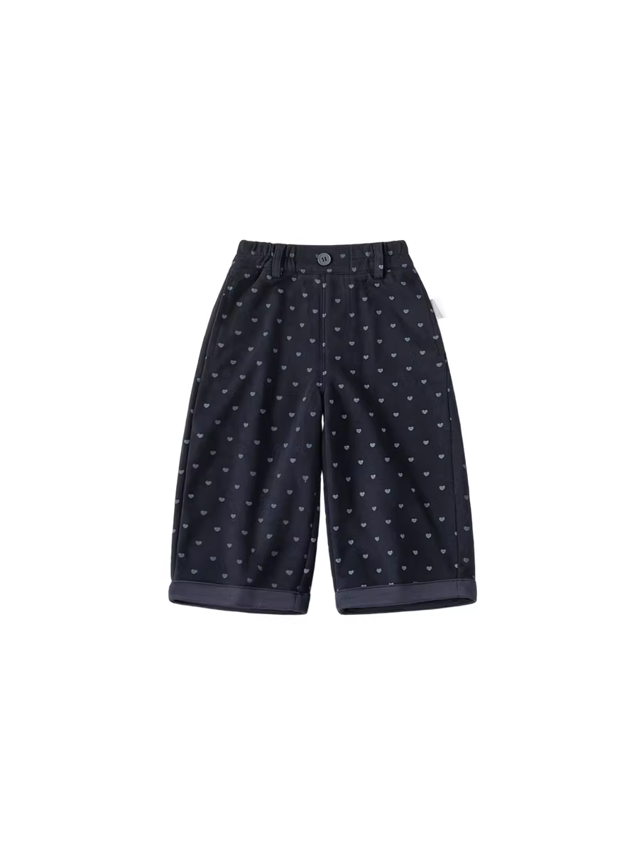 Quần bé gái kiểu mới 2025, quần bò trẻ em mùa đông, quần áo trẻ em dày dặn, quần dài mùa thu đông