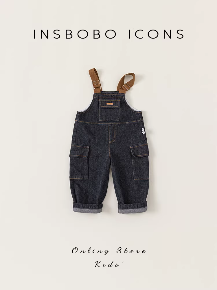 Quần bé trai, quần yếm trẻ em, quần áo trẻ em mùa thu, quần dài mới 2025, quần jean bé trai, quần áo trẻ em