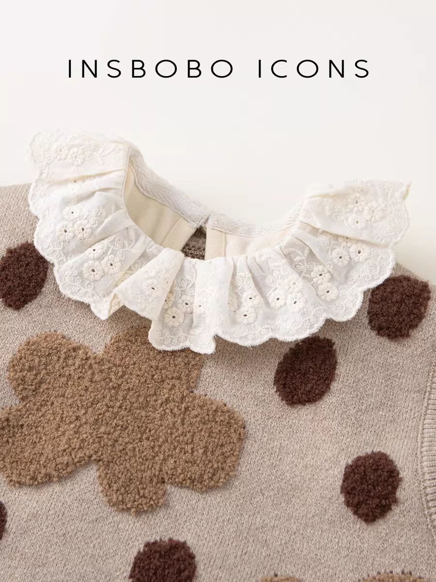 Bộ trang phục thu đông cho bé gái, bộ ba món áo gile thời trang thu đông 2025 cho bé gái, quần áo trẻ em xuân thu cho bé gái.