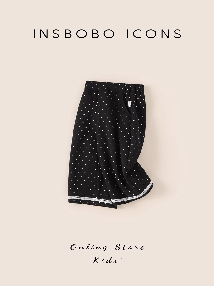 Quần bé gái INSbobo thu đông 2025, quần dài bé mùa đông, quần nỉ trẻ em, quần trẻ em thời trang