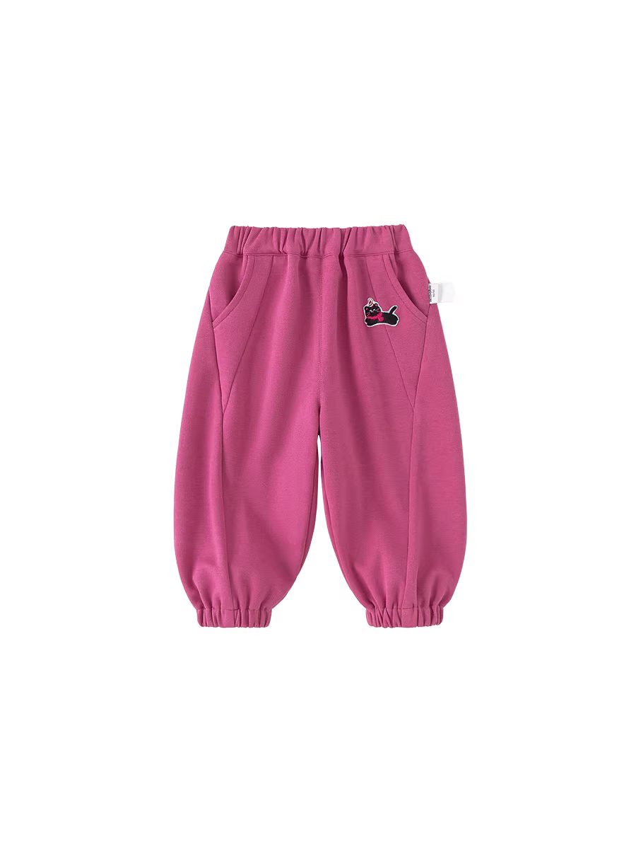 Quần trẻ em INSbobo thu đông 2025 kiểu mới quần thể thao hoạt hình bé gái quần jogger bé gái