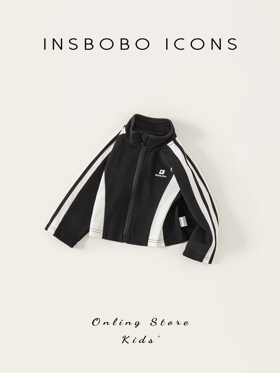 Áo khoác bé gái INSbobo mùa thu áo bé gái mùa xuân thu 2025 mới quần áo trẻ em thời trang