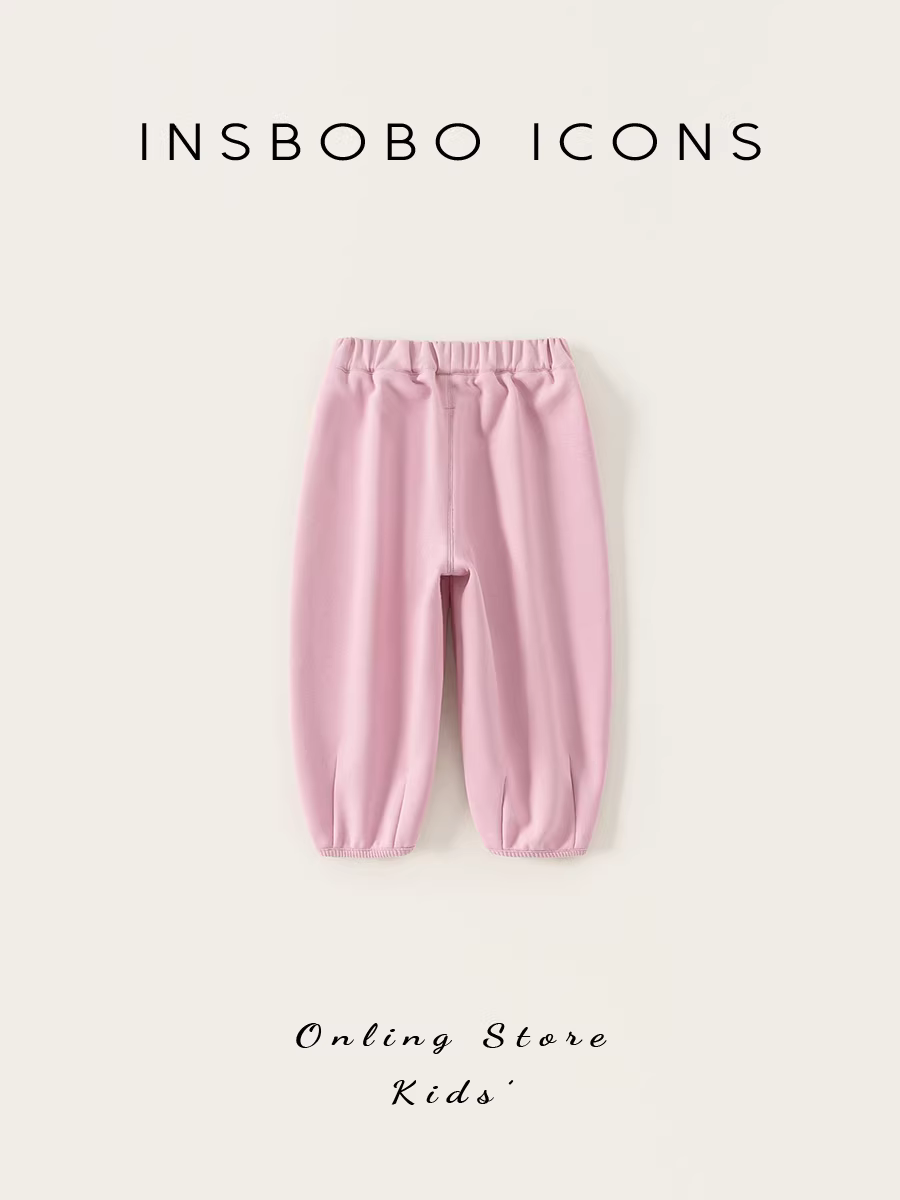 Quần dài bé gái INSbobo thu đông 2025, quần thể thao trẻ em mới xuân thu, siêu đẹp, quần áo trẻ em