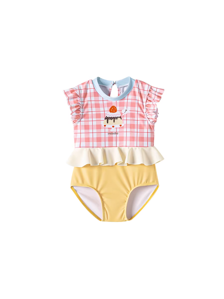 Đồ bơi trẻ em INSbobo mùa hè 2025 kiểu mới, đồ bơi bé gái, đồ bơi trẻ em thời trang, quần áo mùa hè cho bé gái